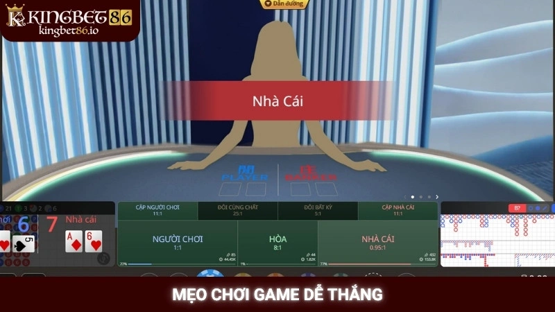 Baccarat online Kingbet86 | Chơi live cùng dealer xinh đẹp 3 Mẹo chơi game dễ thắng